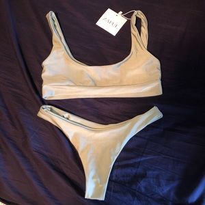 Olive Green Zaful Bikini NWT